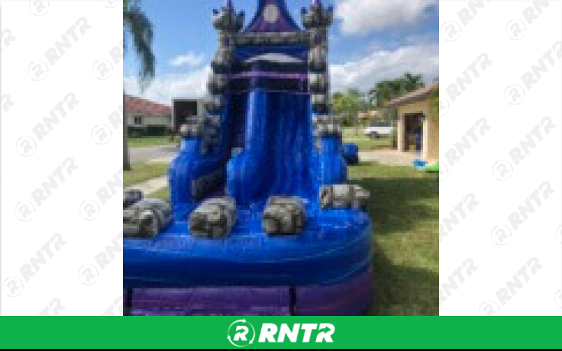 Generic Magic Kingdom Water Slide 20ft SL – For rent in Pompano Beach, Florida – Palm Beach Party and Bounce | RNTR.com – Image 2 of 2