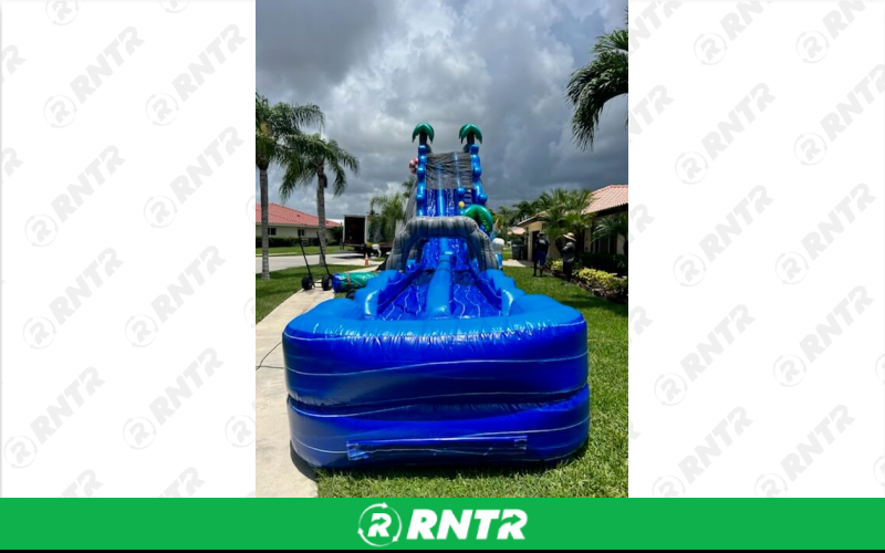 Generic Malibu Splash Water Slide 30ft DL – For rent in Pompano Beach, Florida – South Florida Bounce | RNTR.com – Image 2 of 3