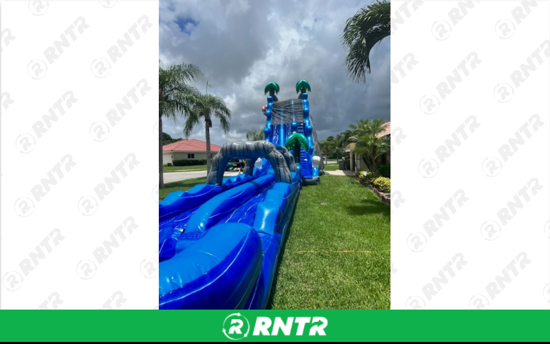 Generic Malibu Splash Water Slide 30ft DL – For rent in Pompano Beach, Florida – South Florida Bounce | RNTR.com – Image 3 of 3