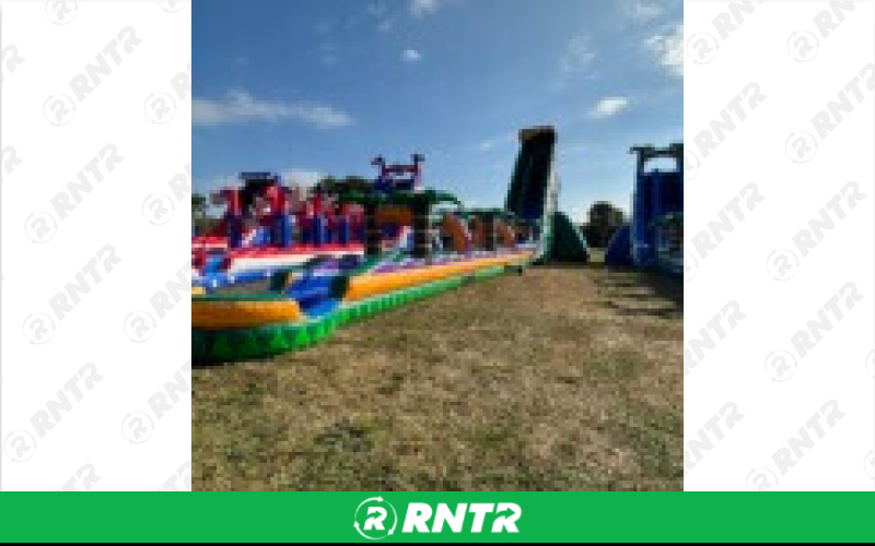 Generic Mardi Gras Party Water Slide 44ft SL – For rent in Pompano Beach, Florida – South Florida Bounce | RNTR.com – Image 3 of 3
