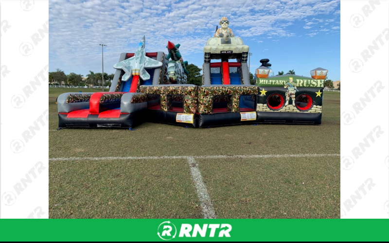 Generic Military Challenge Obstacle Course – For rent in pompano-beach, florida – South Florida Bounce | RNTR.com – Image 1