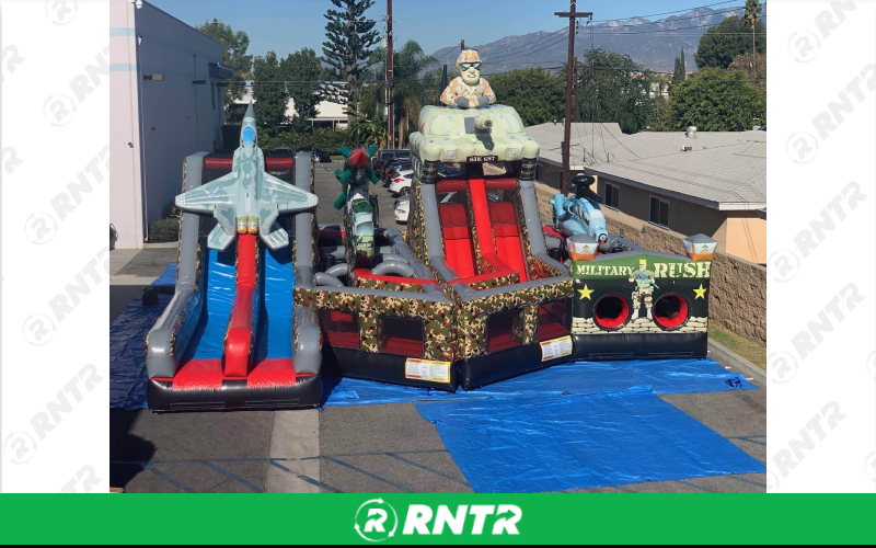 Generic Military Challenge Obstacle Course – For rent in Pompano Beach, Florida – South Florida Bounce | RNTR.com – Image 2 of 2