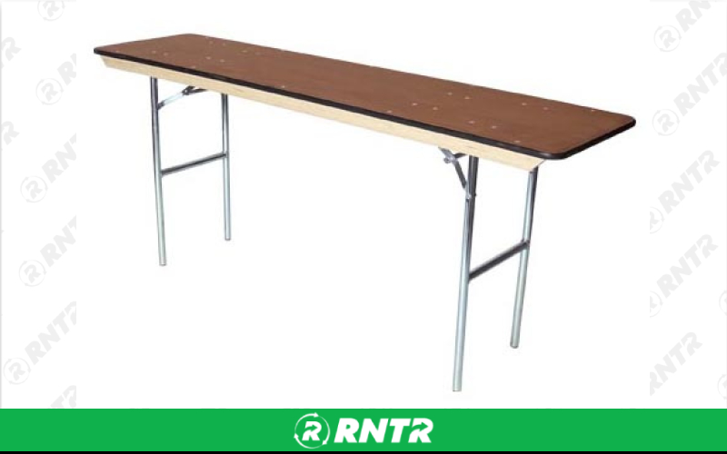 Generic Narrow Wooden Table – For rent in york, pennsylvania – A and R Rental | RNTR.com – Image 1
