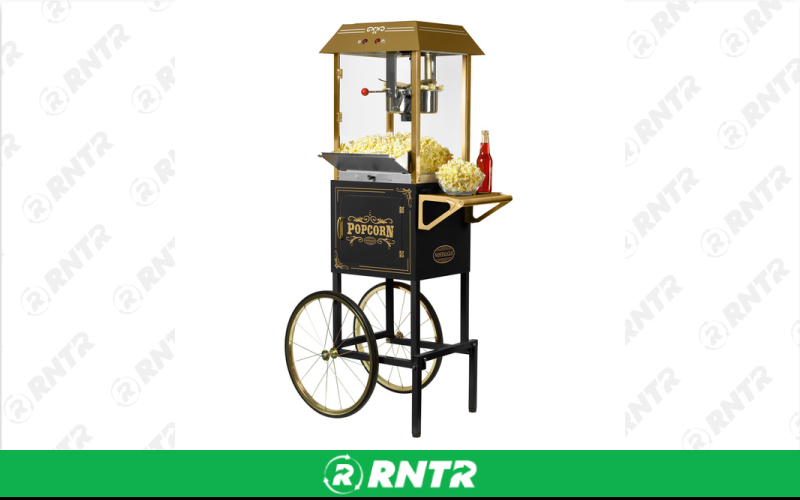 Generic Nostalgia Popcorn Machine - Small 8oz w/ Cart – For rent in york, pennsylvania – A and R Rental | RNTR.com – Image 1