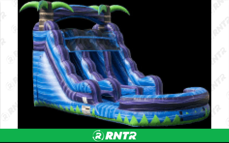 Generic Palm Beach Water Slide 16ft DL – For rent in pompano-beach, florida – South Florida Bounce | RNTR.com – Image 1