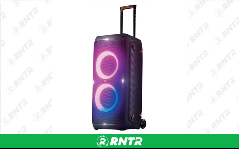 JBL PartyBox 310 Bluetooth Speaker – 240W Bass, LED Lights, Karaoke/Mic Inputs – For rent in woodbury, minnesota – We RentD | RNTR.com – Image 1