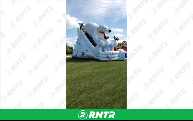 Generic Polar Bear Plunge Slide – For rent in pompano-beach, florida – South Florida Bounce | RNTR.com – Image 1
