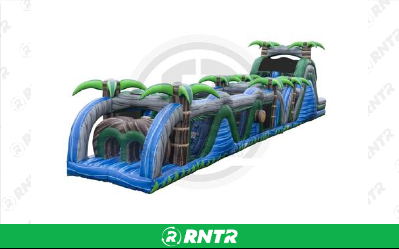 Generic Rainforest Rampage Obstacle Course – For rent in Pompano Beach, Florida – South Florida Bounce | RNTR.com – Image 2 of 2