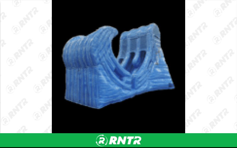 Generic Rampage Half Pipe 2 Lane Water Slide – For rent in Pompano Beach, Florida – Palm Beach Party and Bounce | RNTR.com – Image 3 of 3