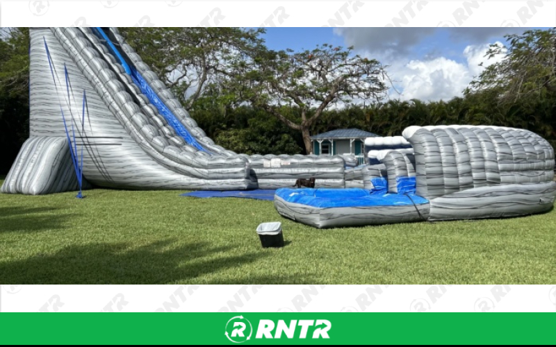 Generic Roaring River Water Slide 40ft DL – For rent in pompano-beach, florida – South Florida Bounce | RNTR.com – Image 1
