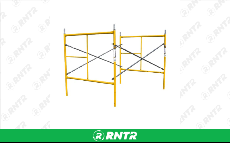 Generic SCAFFOLD - YELLOW - 5-FT FRAME W/ 1 BRACE – For rent in tullahoma, tennessee – Christopher Equipment  | RNTR.com – Image 1