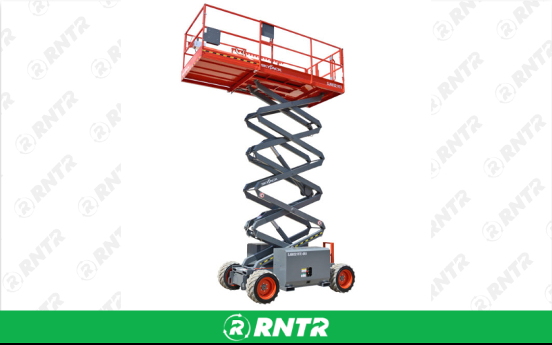 Generic SCISSOR LIFT - 32-FT - ALL TERRAIN 4WD D/F – For rent in Shelbyville, Tennessee – Christopher Equipment | RNTR.com – Image 2 of 2
