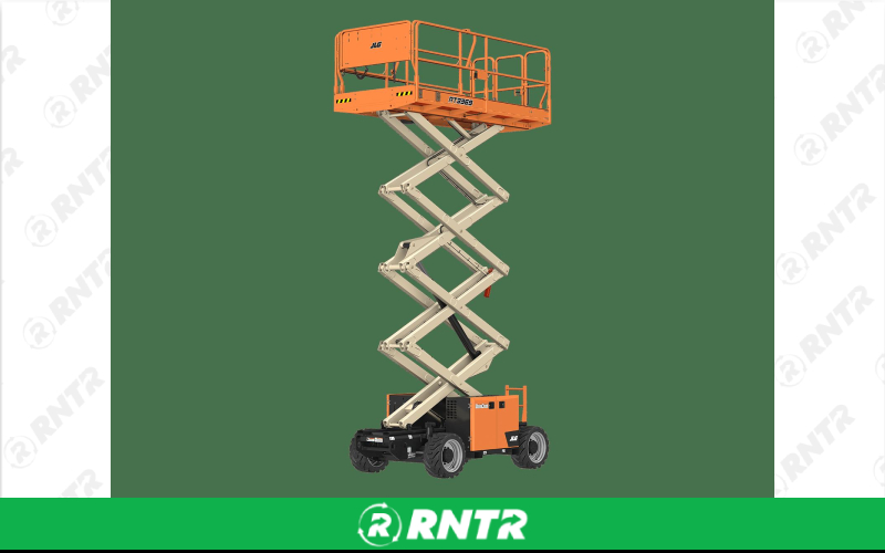 Generic SCISSOR LIFT - 32-FT - ALL TERRAIN 4WD DSL – For rent in Fayetteville, Tennessee – Christopher Equipment | RNTR.com – Image 2 of 3