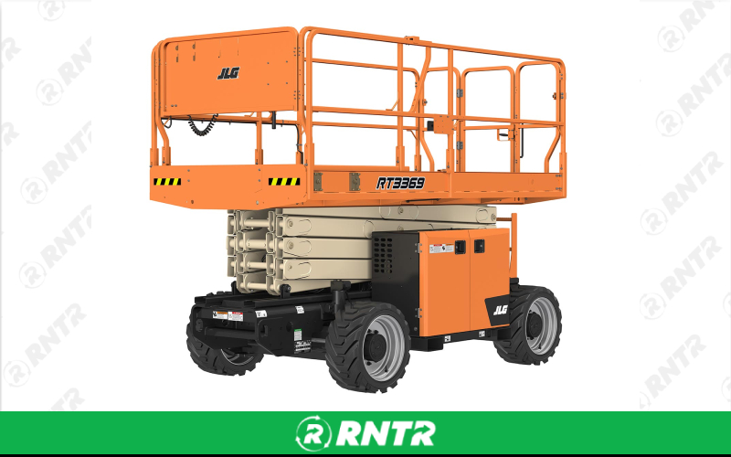 Generic SCISSOR LIFT - 32-FT - ALL TERRAIN 4WD DSL – For rent in hazel-green, alabama – Christopher Equipment  | RNTR.com – Image 1