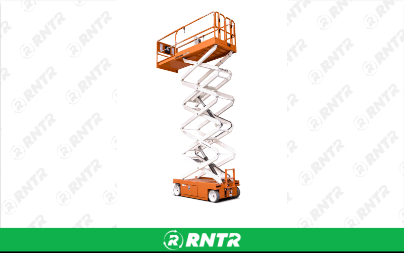 Generic SCISSOR LIFT - 32-FT - ELEC - WIDE  - INDOOR – For rent in tullahoma, tennessee – Christopher Equipment  | RNTR.com – Image 1