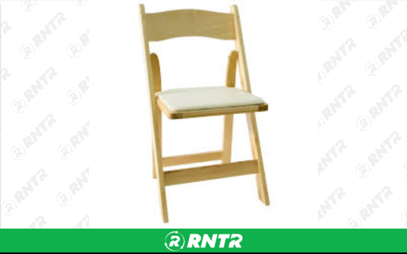Generic SKID OF 75 - VINTAGE WOOD PADDED CHAIR – For rent in lafayette, indiana – Midwest Rentals Inc  | RNTR.com – Image 1