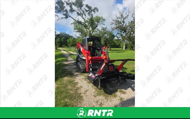 TAKEUCHI SKID STEER W/ DISC MULCHER – For rent in victoria, texas – AOS RENTALS | RNTR.com – Image 1