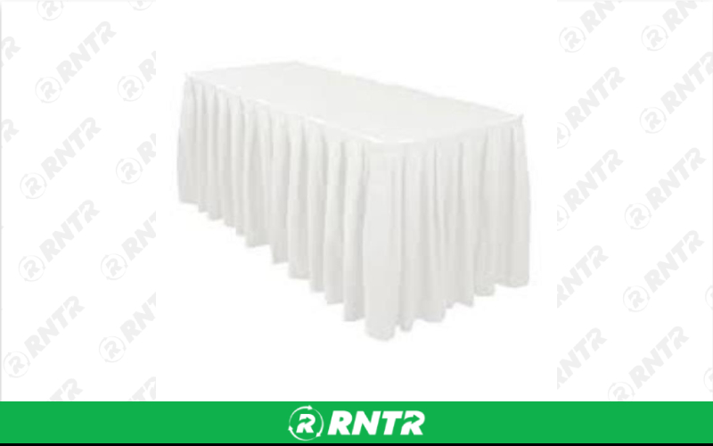 Generic SKIRT - BLACK TABLE 7ft – For rent in Lafayette, Indiana – Midwest Rentals Inc  | RNTR.com – Image 1 of 1