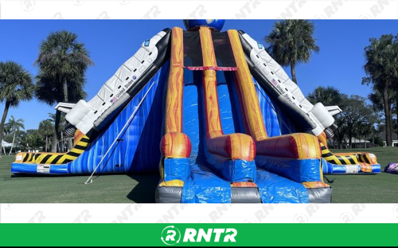 Generic Space Shuttle Dry Slide DL – For rent in Pompano Beach, Florida – South Florida Bounce | RNTR.com – Image 2 of 3