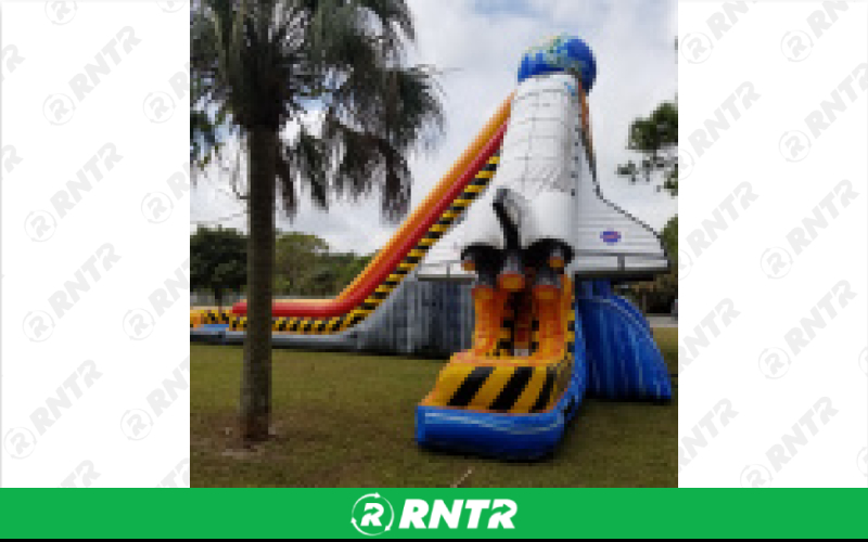 Generic Space Shuttle Dry Slide DL – For rent in Pompano Beach, Florida – South Florida Bounce | RNTR.com – Image 3 of 3