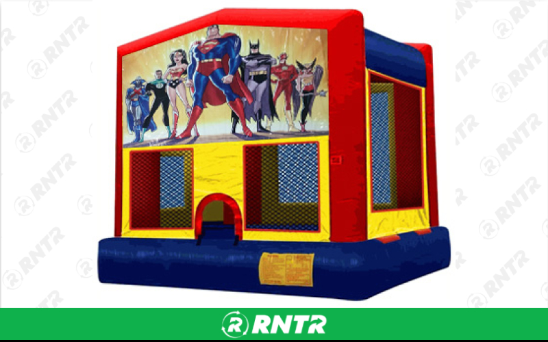 Generic Superman & Friends Banner – For rent in pompano-beach, florida – South Florida Bounce | RNTR.com – Image 1