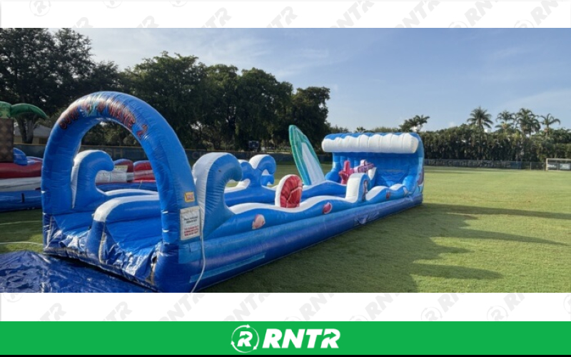 Generic Surf the Wave Slip n Slide DL – For rent in pompano-beach, florida – South Florida Bounce | RNTR.com – Image 1