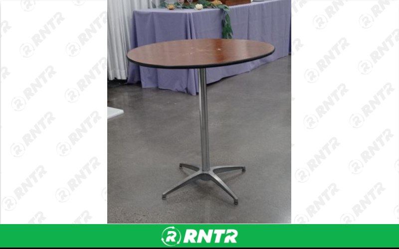 Generic TABLE - 30 ROUND PEDESTAL 30 tall – For rent in Lafayette, Indiana – Midwest Rentals Inc | RNTR.com – Image 2 of 2