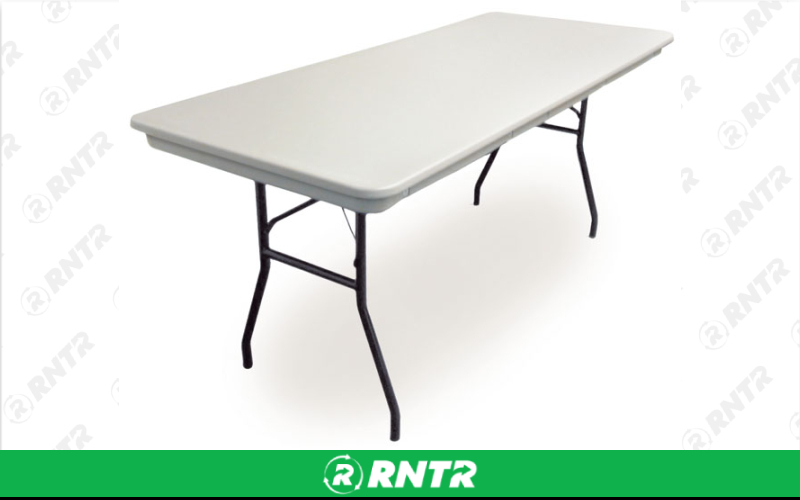 Generic TABLE - 6' PLASTIC – For rent in lafayette, indiana – Midwest Rentals Inc  | RNTR.com – Image 1