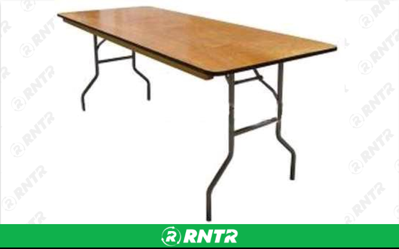 Generic TABLE - 8' X 30 - 30 HIGH - WOOD – For rent in Lafayette, Indiana – Midwest Rentals Inc | RNTR.com – Image 1 of 1