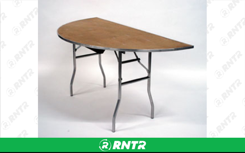 Generic TABLE - HALF ROUND 30 – For rent in lafayette, indiana – Midwest Rentals Inc  | RNTR.com – Image 1