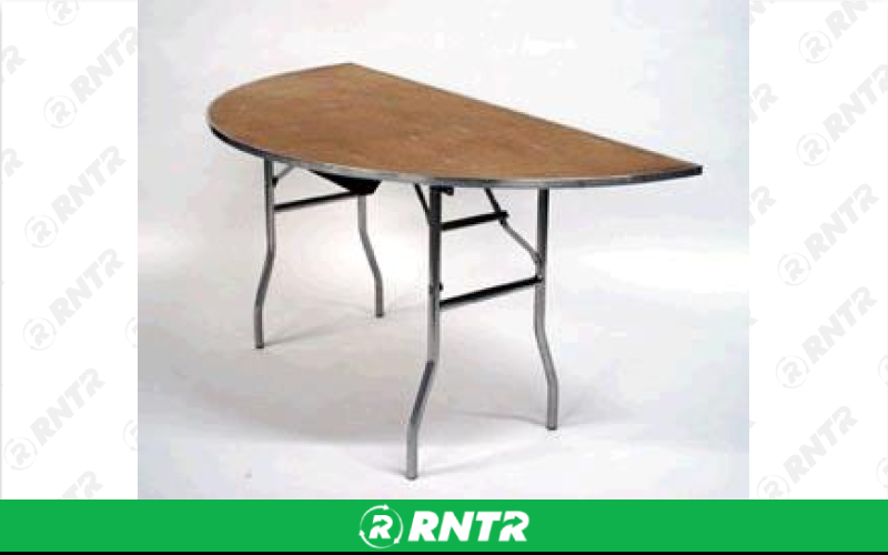 Generic TABLE - HALF ROUND 60 – For rent in Lafayette, Indiana – Midwest Rentals Inc | RNTR.com – Image 1 of 1