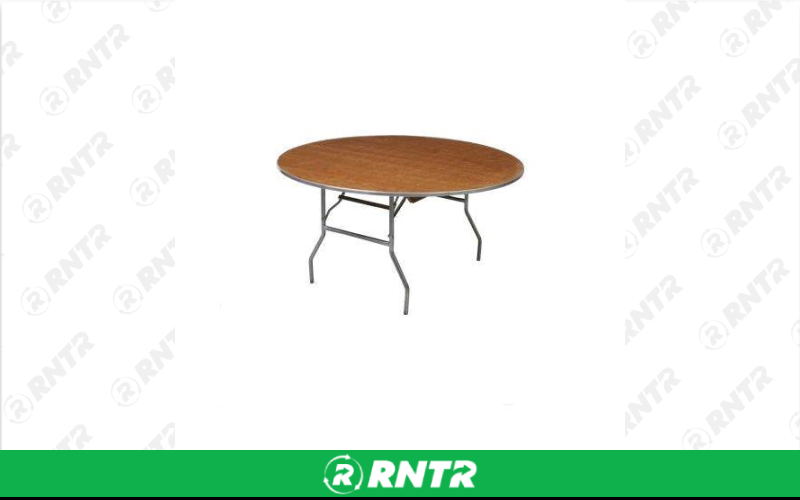 Generic TABLE - ROUND 48 DIAMETER - WOOD – For rent in Lafayette, Indiana – Midwest Rentals Inc  | RNTR.com – Image 1 of 1