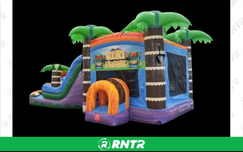  Tiki Bounce N Slide Combo – For rent in waycross, georgia – CBR EQUIPMENT RENTAL | RNTR.com – Image 1