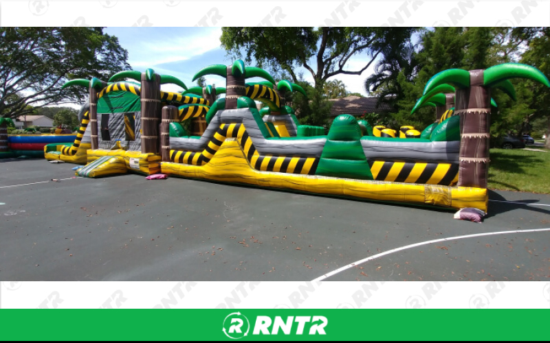 Generic Toxic Revenge Obstacle Course (small) – For rent in pompano-beach, florida – South Florida Bounce | RNTR.com – Image 1
