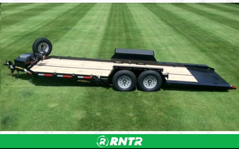 Generic TRAILER - 23' DROP DECK DOUBLE AXLE – For rent in lafayette, indiana – Midwest Rentals Inc  | RNTR.com – Image 1