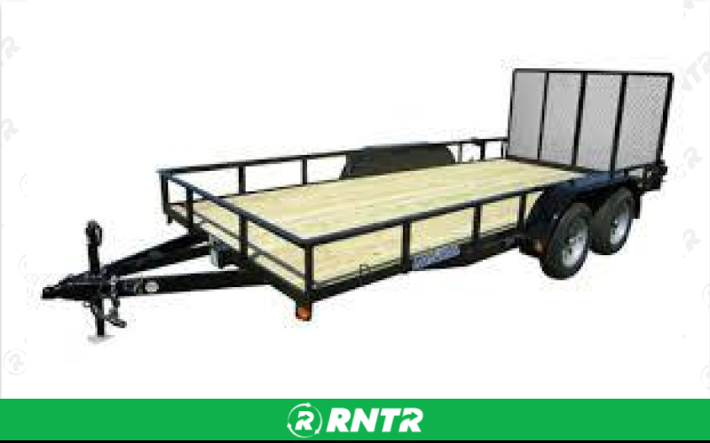Generic TRAILER - DOUBLE AXLE UTILITY- 16FT – For rent in lafayette, indiana – Midwest Rentals Inc  | RNTR.com – Image 1