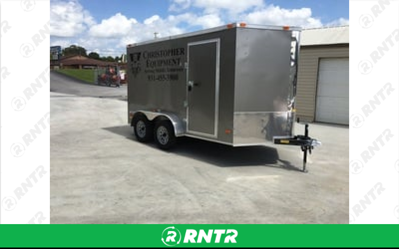 Generic TRAILER - ENCLOSED - 7X12 – For rent in Shelbyville, Tennessee – Christopher Equipment | RNTR.com – Image 2 of 2