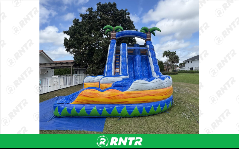 Generic Tropical Monster Wave 20ft DL – For rent in Pompano Beach, Florida – South Florida Bounce | RNTR.com – Image 3 of 3