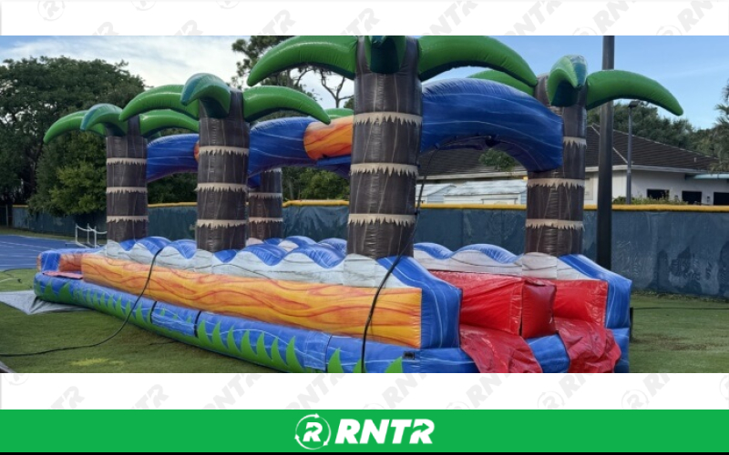 Generic Tropical Rush Slip n Slide DL – For rent in Pompano Beach, Florida – Palm Beach Party and Bounce | RNTR.com – Image 2 of 2
