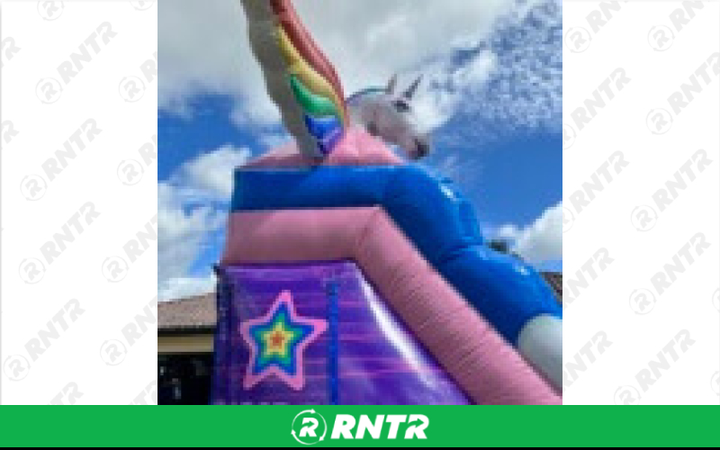 Generic Unicorn Water Slide – For rent in pompano-beach, florida – South Florida Bounce | RNTR.com – Image 1