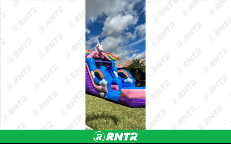 Generic Unicorn Water Slide – For rent in Pompano Beach, Florida – Palm Beach Party and Bounce | RNTR.com – Image 3 of 3