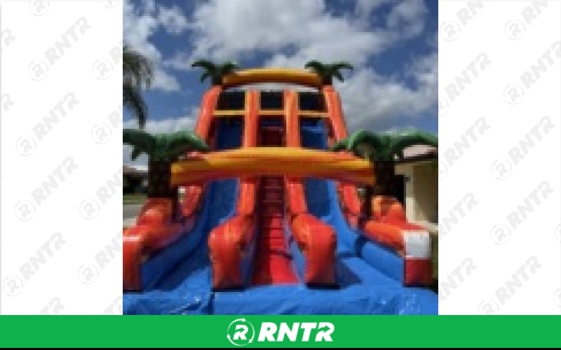 Generic Volcano Bay Water Slide – For rent in pompano-beach, florida – South Florida Bounce | RNTR.com – Image 1