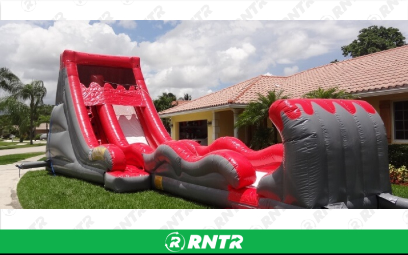 Generic Volcano with Slip and Slide – For rent in pompano-beach, florida – South Florida Bounce | RNTR.com – Image 1