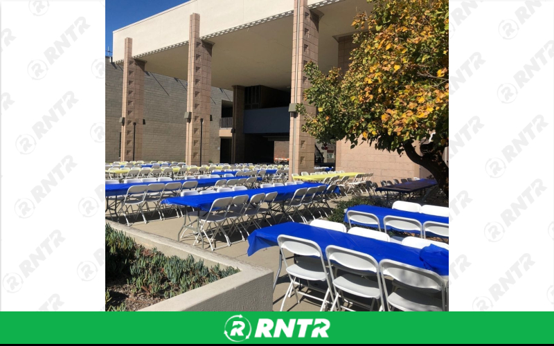 Summit City Rental White Banquet Folding Chairs – For rent in Woodburn, Indiana – Summit City Rental | RNTR.com – Image 2 of 3