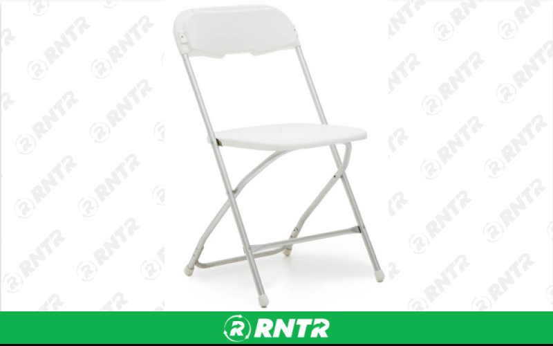 Generic White Folding Chair – For rent in york, pennsylvania – A and R Rental | RNTR.com – Image 1