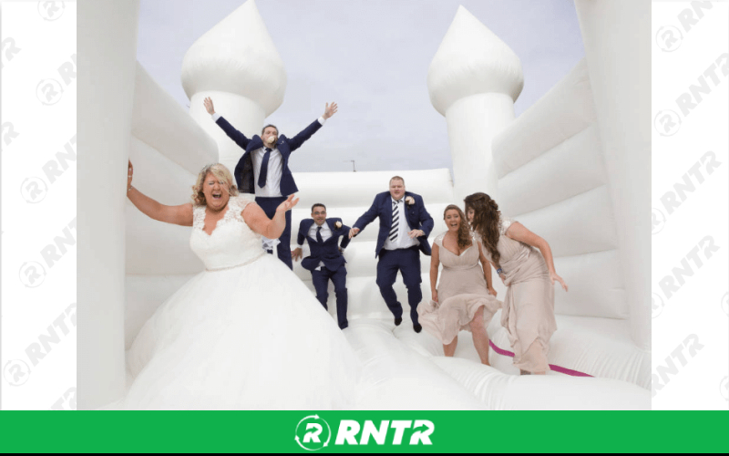 Generic White Wedding Castle Bounce House – For rent in Pompano Beach, Florida – Palm Beach Party and Bounce | RNTR.com – Image 3 of 3