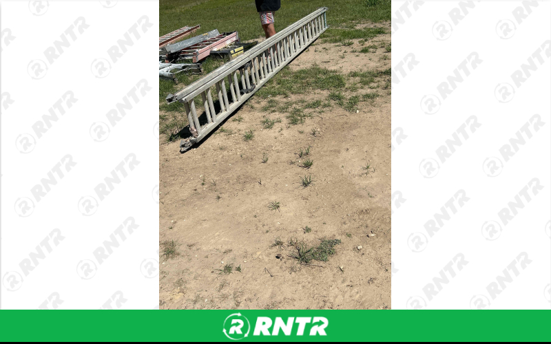 na 40’ Extension Ladder – Perfect for Roofing, Gutters & Tall Jobs – For rent in robertsdale, alabama – Goat Cooper Rental | RNTR.com – Image 1