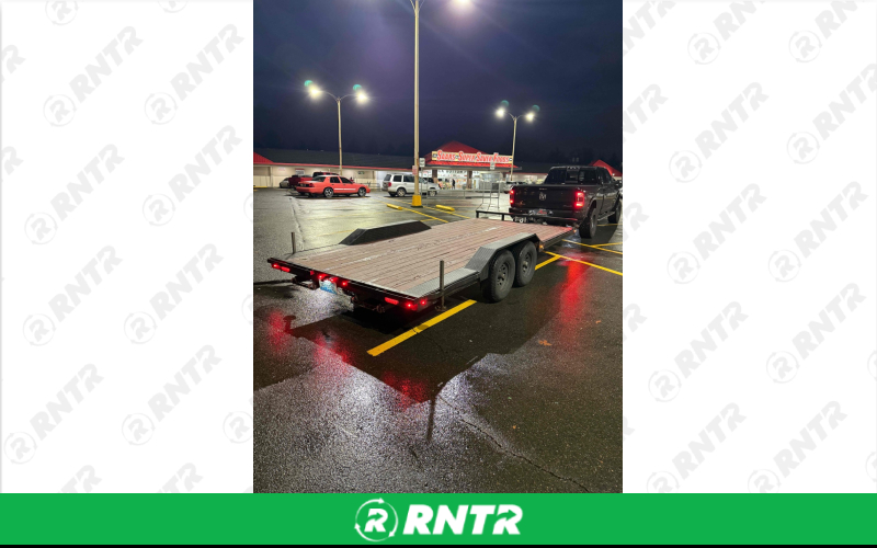 carry on trailer 8.5x18 10k car hauler – For rent in Tacoma, Washington – washington trailer rentals | RNTR.com – Image 2 of 5