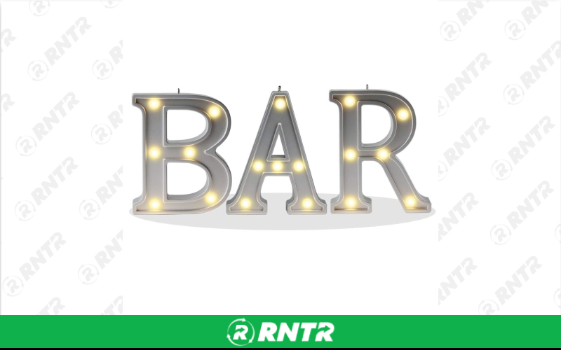 Generic Bar Mini Marquee Sign – For rent in robertsville, missouri – A C Event Rentals | RNTR.com – Image 1