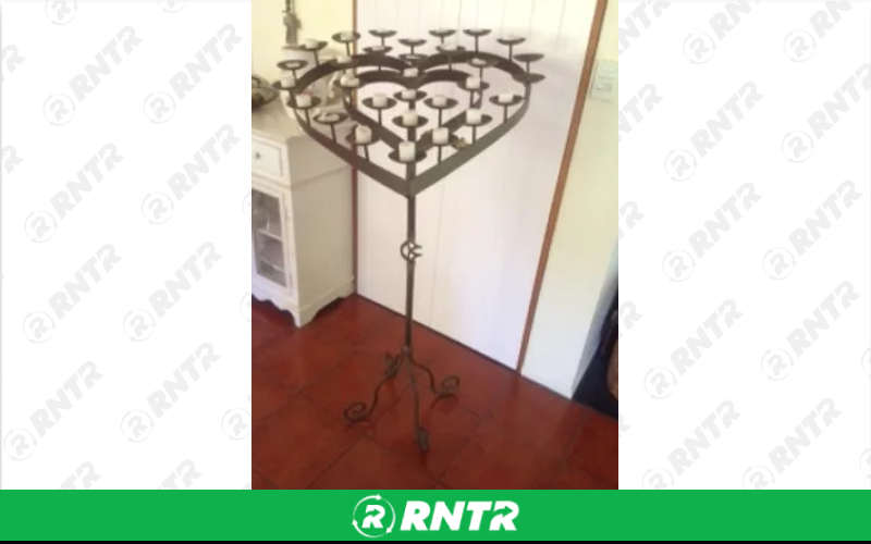 Generic CANDELABRA SINGLE HEART - EACH – For rent in uniontown, pennsylvania – Fayette Rental Solutions | RNTR.com – Image 1